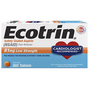 Ecotrin Safety Coated Aspirin Tablets image