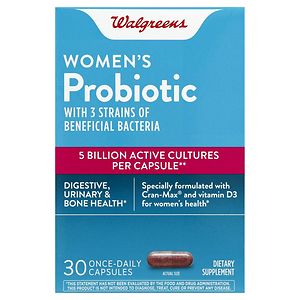  Walgreens Women's Probiotic, Capsules 