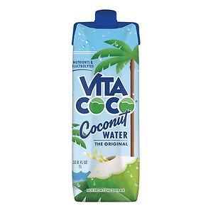  Vita Coco 100% Pure Coconut Water 33.8 oz Carton 