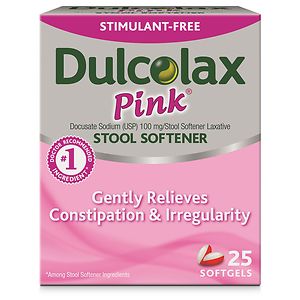 DulcoEase Pink Stool Softener Softgels image