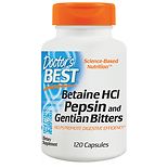 Betaine HCl Pepsin & Gentian Bitters, Capsules wag-Betaine HCl Pepsin & Gentian Bitters, Capsules