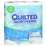 Quilted Northern Soft & Strong Bathroom Tissue 9 Rolls