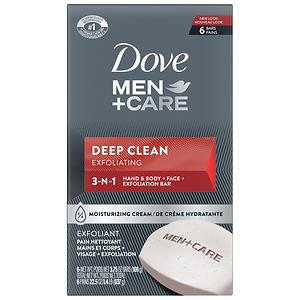 Dove Men+Care Body + Face Bars Deep Clean