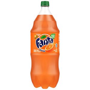  Fanta Soda 2 Liter Bottle Orange 