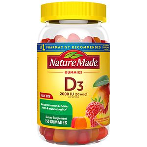 Nature Made Vitamin D Adult Gummies Strawberry, Peach & Mango image