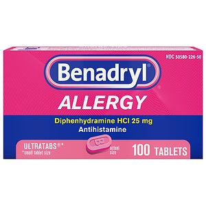 Benadryl Allergy Ultratab Tablets image