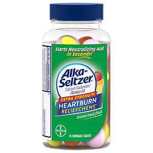 Alka-Seltzer Fruit Chews Calcium Carbonate / Antacid Chewable Tablets Orange image