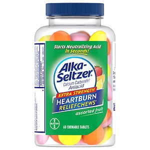 Alka-Seltzer Fruit Chews Calcium Carbonate / Antacid Chewable Tablets Orange image