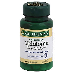 Nature's Bounty Quick Dissolve Melatonin 10mg Tablets image