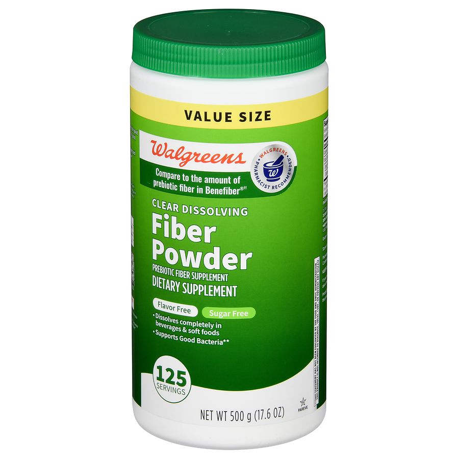 Walgreens Clear Soluble Fiber Supplement Powder Walgreens