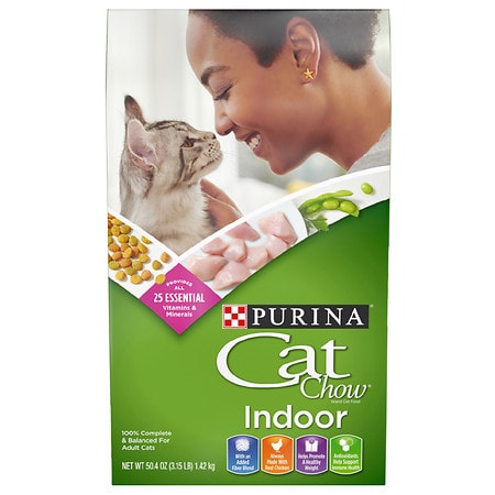 purina cat chow green bag