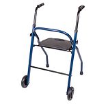 Two Wheeled Walker w/Seat wag-Two Wheeled Walker w/Seat