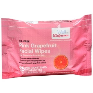  Walgreens Facial Wipes Pink Grapefruit 