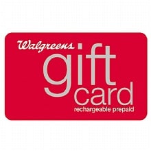 Walgreens $100 Rechargeable Gift Card