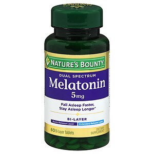 Nature's Bounty Dual Spectrum Bi-Layer Melatonin, Tablets image