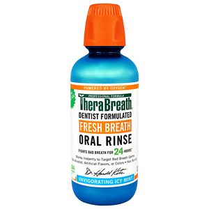 TheraBreath Fresh Breath Oral Rinse Invigorating Icy Mint image