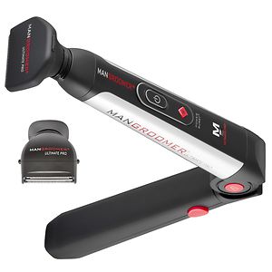  MANGROOMER ULTIMATE PRO Back Shaver with 2 Flex Heads, Extreme Reach Handle & Power Burst 