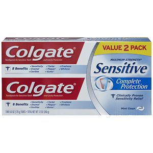 Colgate Sensitive Complete Protection Toothpaste Twin Pack image