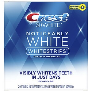  Crest Noticeably White Whitestrips Dental Whitening Kit 