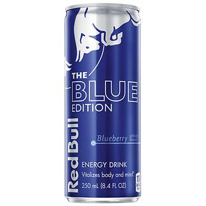 Red Bull The Blue Edition Energy Drink 8.4 oz Can Blueberry image