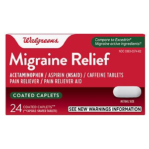Walgreens Migraine Relief Coated Caplets image