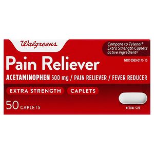 Walgreens Pain Reliever Caplets image