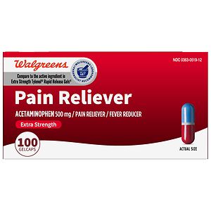 Walgreens Pain Reliever Gelcaps image