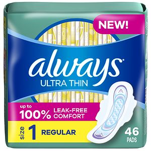 Always Ultra Thin Regular with Flexi Wings