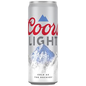 Coors Light Beer 24 oz Can image