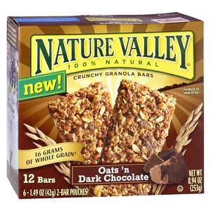  Nature Valley Crunchy Granola Bars 12 Pack Oats 'n Dark Chocolate 