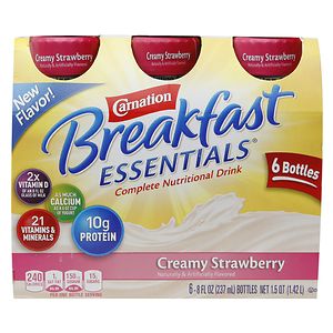  Carnation Breakfast Essentials Ready To Drink, Creamy Strawberry Strawberry 