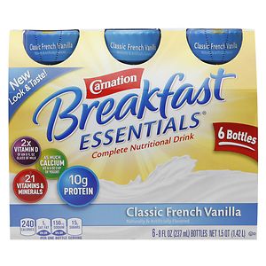 Carnation Breakfast Essentials Ready To Drink, Classic French Vanilla Vanilla image
