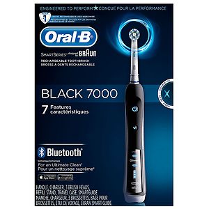 Oral-B Precision Black 7000 Electric Toothbrush with SmartGuide image