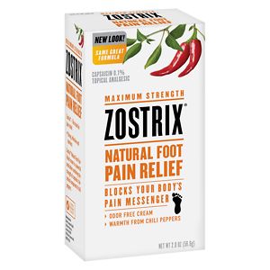  Zostrix High Potency Foot Pain Relief Cream 