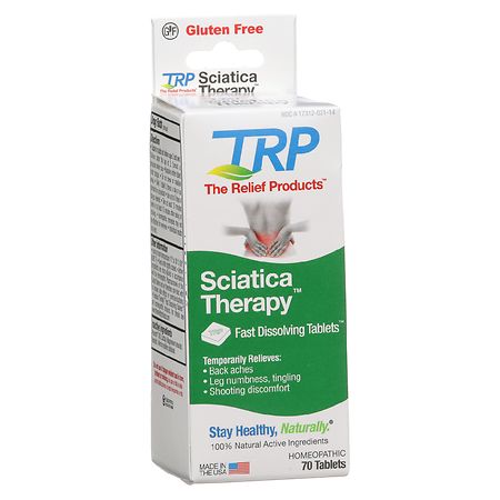 The Relief Products Sciatica Therapy Homeopathic Fast Dissolving Tablets
