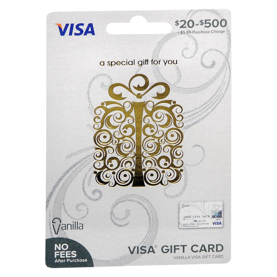 Vanilla Visa NonDenominational Gift Card Walgreens