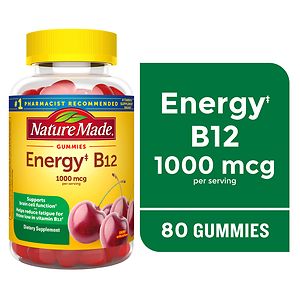 Nature Made Energy B12 1000mcg Adult Gummies Cherry & Berries image