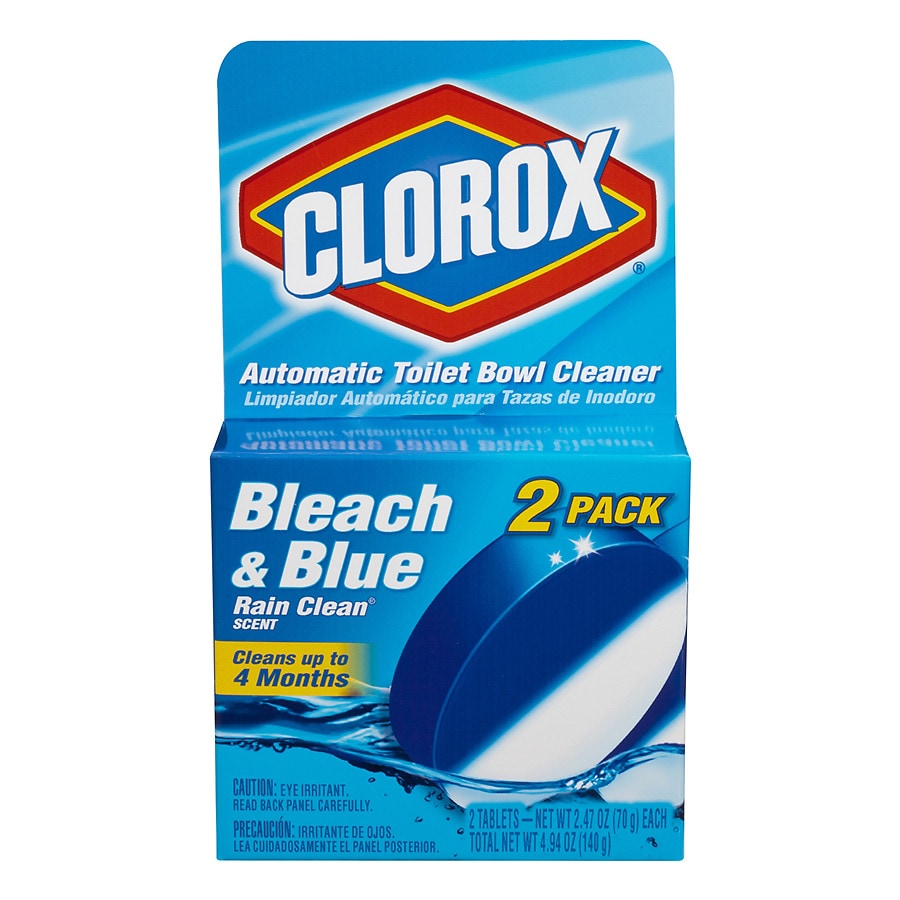 Clorox Bleach & Blue Automatic Toilet Bowl Cleaner Rain Clean Walgreens