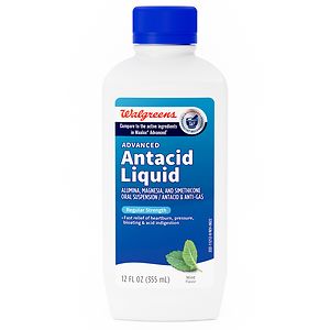 Walgreens Antacid Liquid Regular Strength Mint image