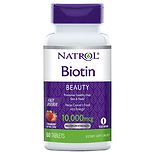 Biotin 10,000 mcg Fast Dissolve, Tablets Strawberry wag-Biotin 10,000 mcg Fast Dissolve, Tablets Strawberry