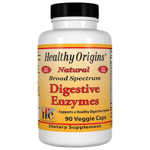 Healthy Origins Natural Broad Spectrum Digestive Enzymes, Veggie Capsules image