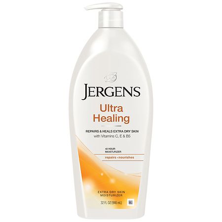 jergens lotion healing ultra body moisturizer skin dry extra walgreens b5