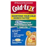 Cold Remedy Plus Natural Multi Symptom Relief QuickMelts Natural Honey Lemon Flavor wag-Cold Remedy Plus Natural Multi Symptom Relief QuickMelts Natural Honey Lemon Flavor