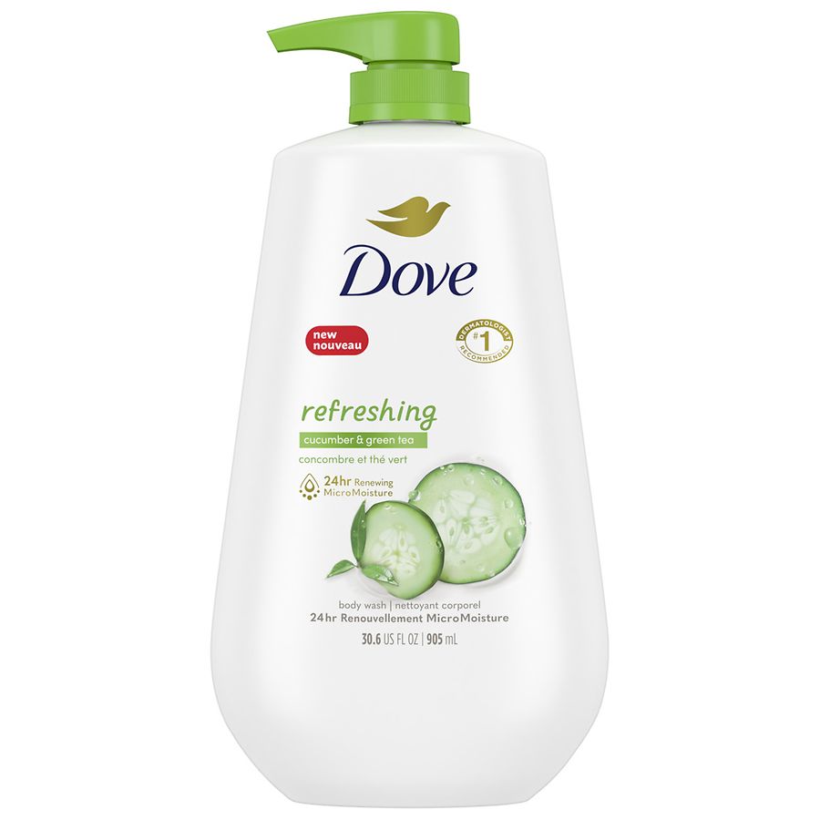 dove go fresh body wash cucumber and green tea