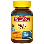 Nature Made Multi For Him, Complete Multi Vitamin/Mineral, Tablets