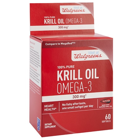 Walgreens Krill Oil Omega-3 300mg, Softgels