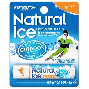 Natural Ice Medicated Lip Protectant / Sport Sunscreen SPF 30