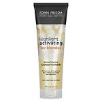 John Frieda Sheer Blonde Highlight Activating Enhancing Conditioner with Highlight Optimizers, For Lighter Shades