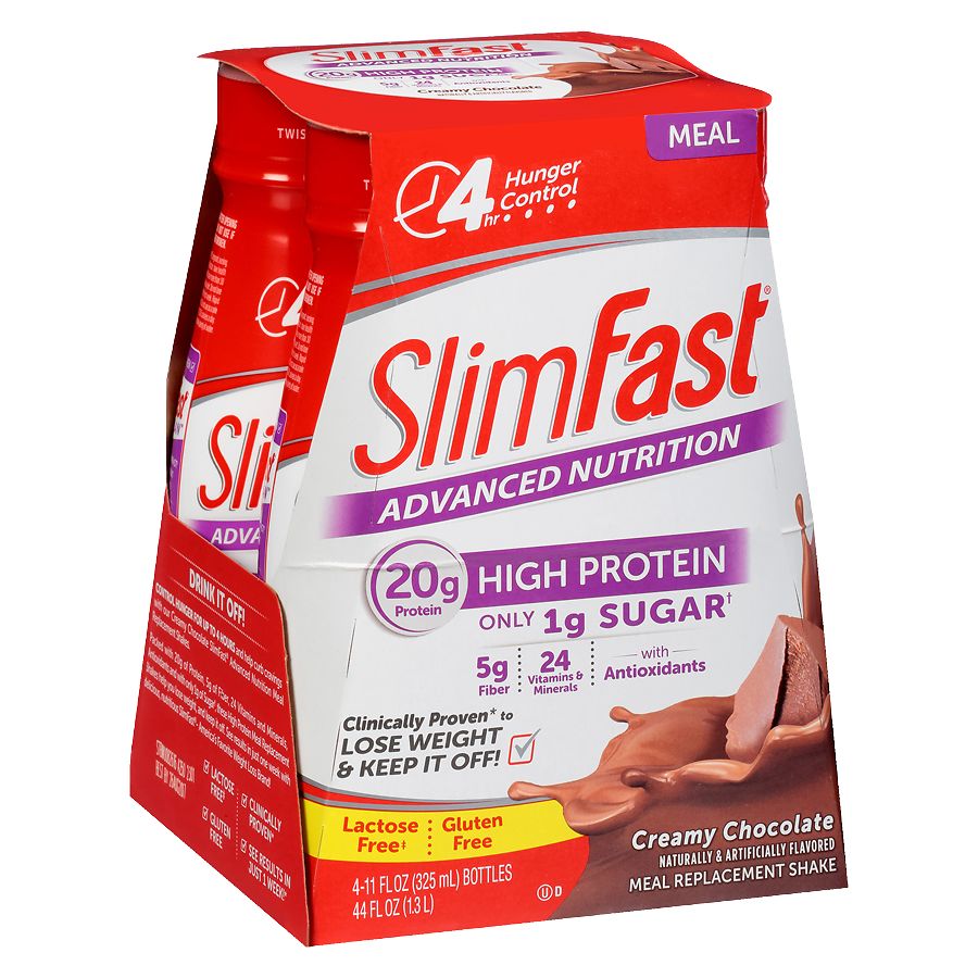 SlimFast Advanced Nutrition High Protein Meal Replacement Shake Creamy