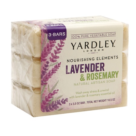 UPC 041840830525 product image for Yardley of London Nourishing Elements Natural Artisan Bar Soap Lavender Rosemary | upcitemdb.com